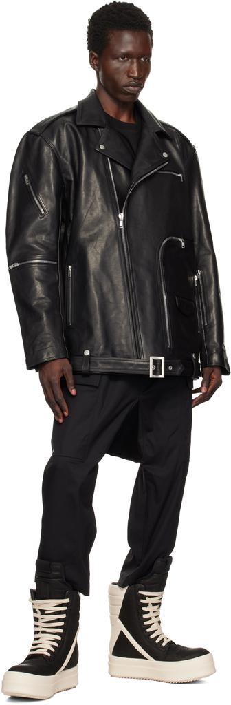 Shop Black & Off-White Porterville Mega Geobasket Sneakers