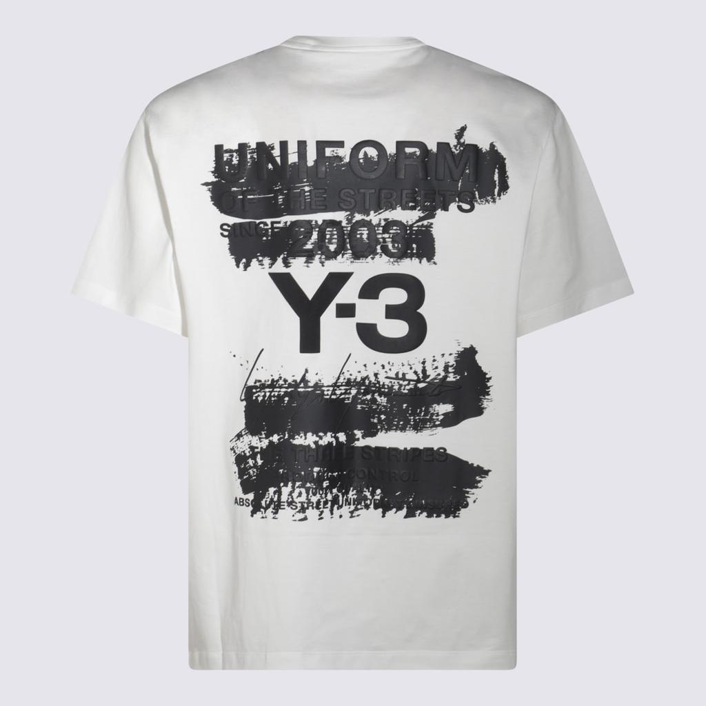 Y-3 White Cotton T-shirt