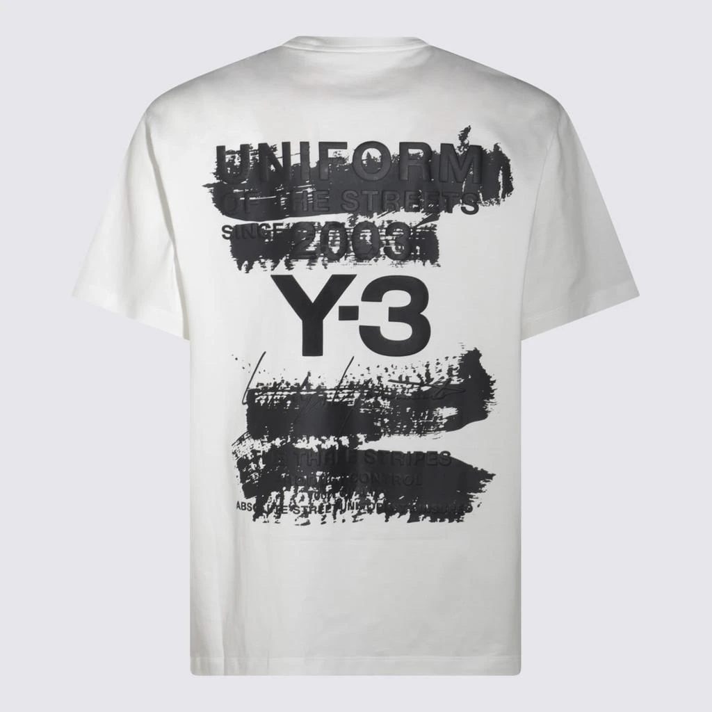 Y-3 White Cotton T-shirt 2