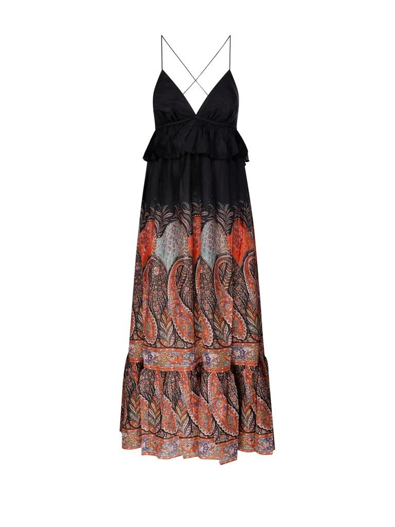 Zimmermann Zimmermann Rhiannon V-Neck Maxi Dress 1