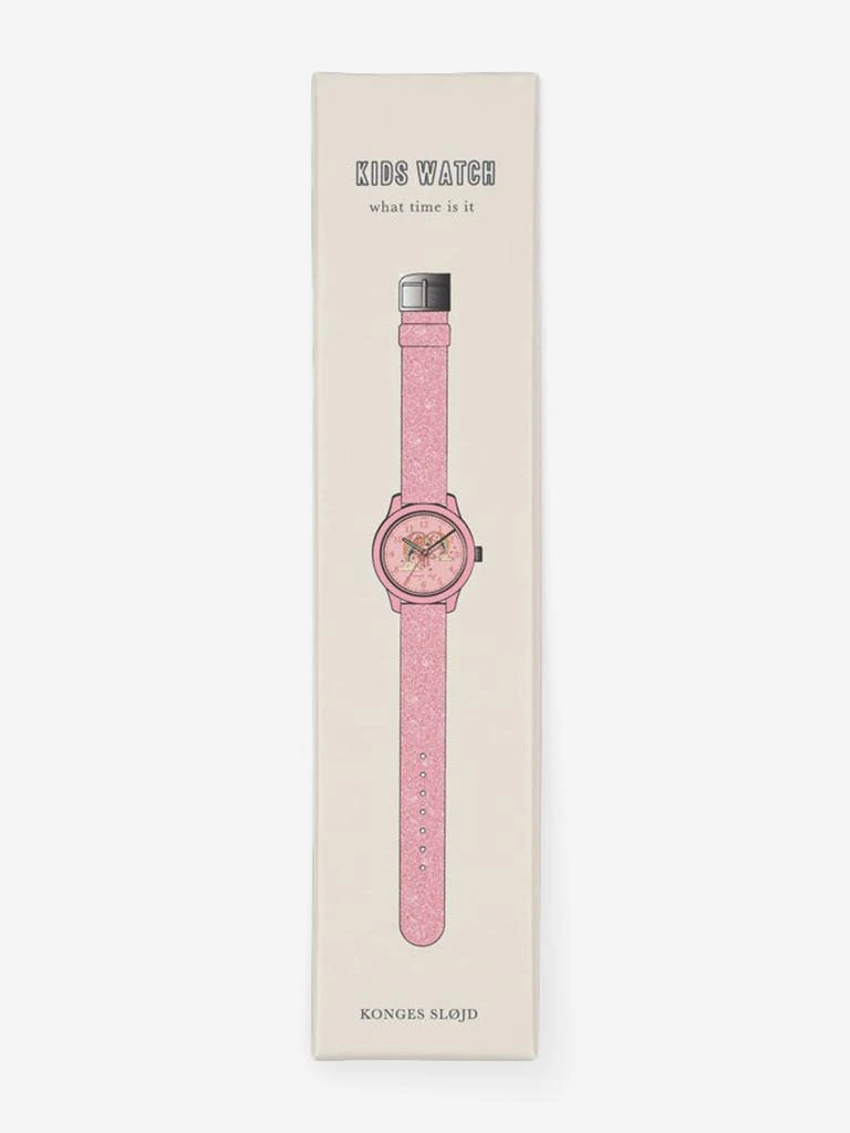 Konges Slojd Konges Sløjd Girls Glitter Watch in Pink 2