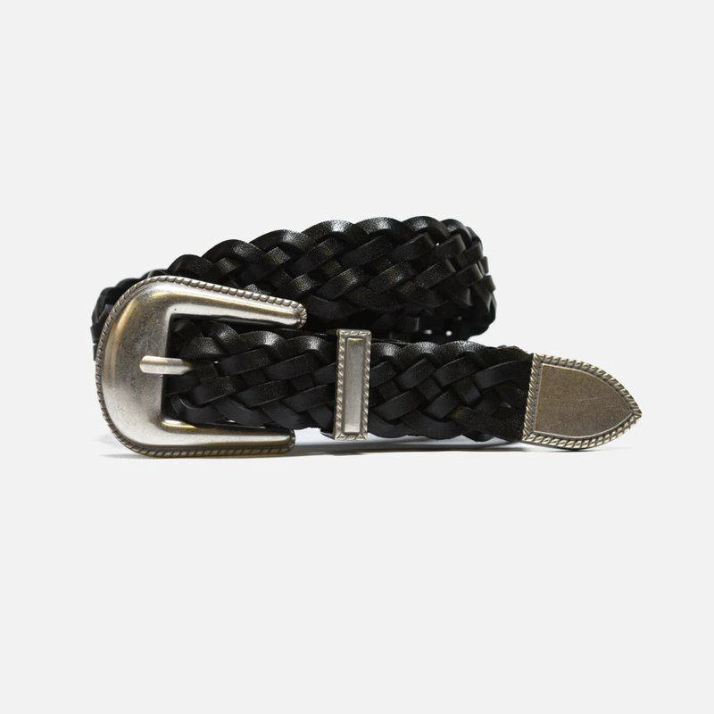 Curated Basics Western Braided Belt 1