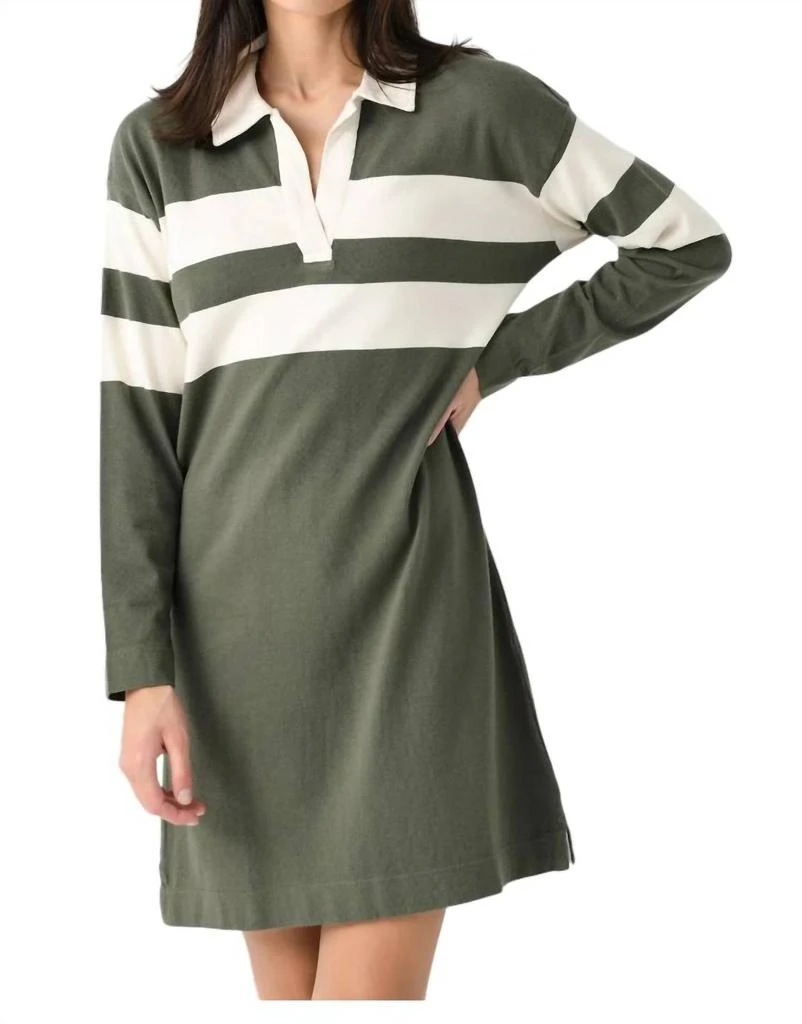 Faherty Rugby Jersey Dress 1