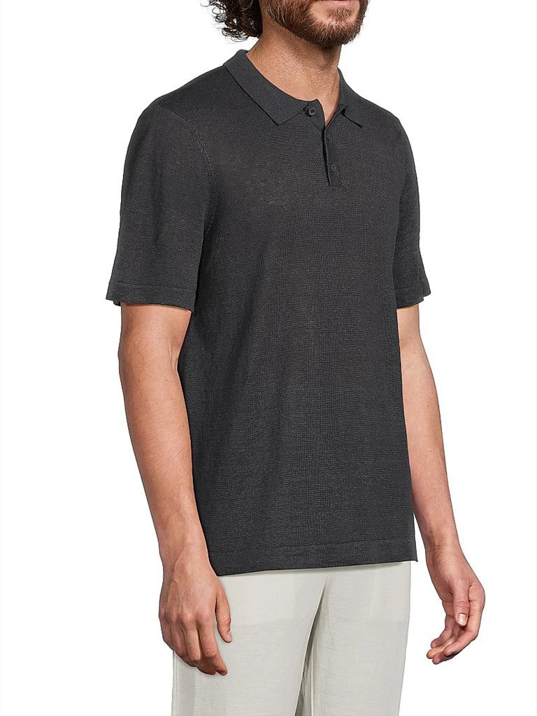 Onia Linen Polo Sweater 4