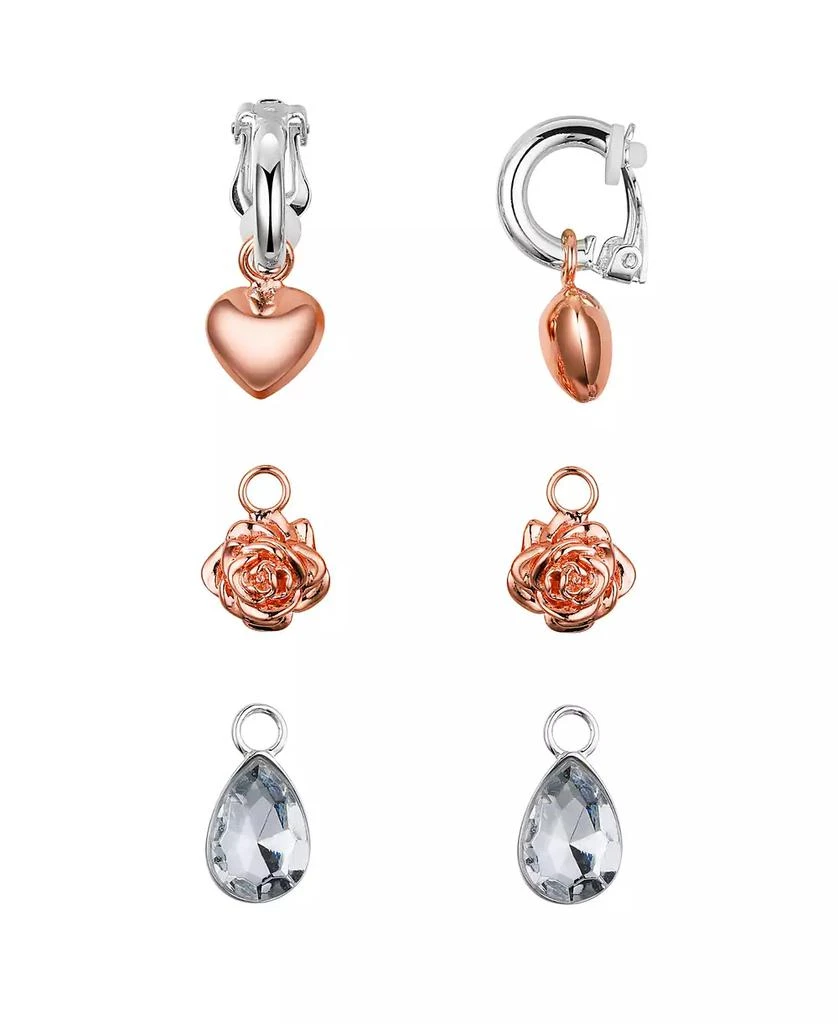 Disney Kid's Princess Beauty and The Beast Multi Earring Set 1