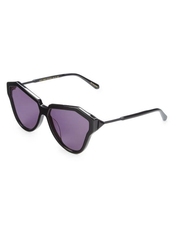 Karen Walker One Hybrid 62MM Cat Eye Sunglasses 2