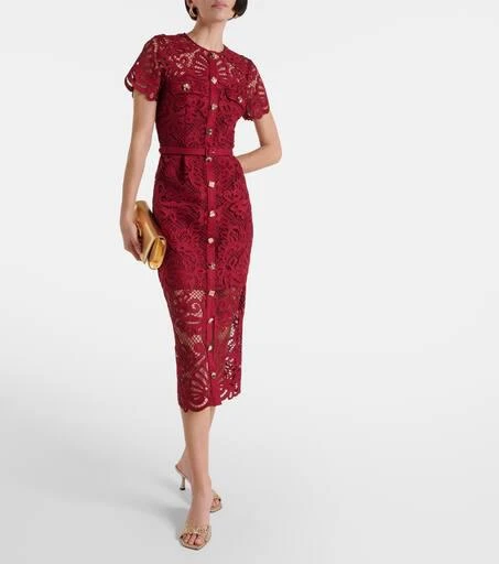 Self Portrait Lace midi dress 2