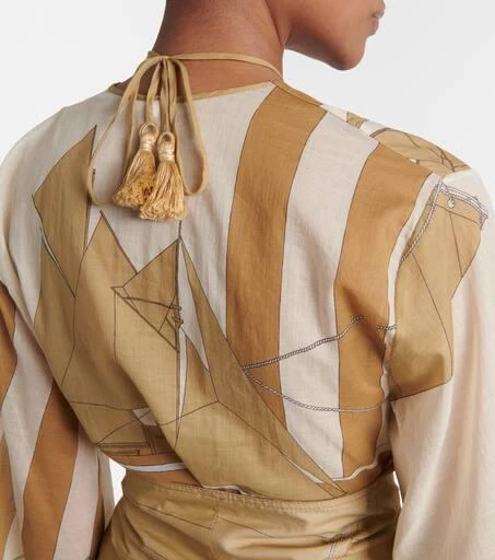 JOHANNA ORTIZ Aqua Cruiser cotton voile kaftan 6