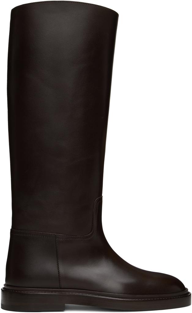 LEGRES Brown Riding Tall Boots