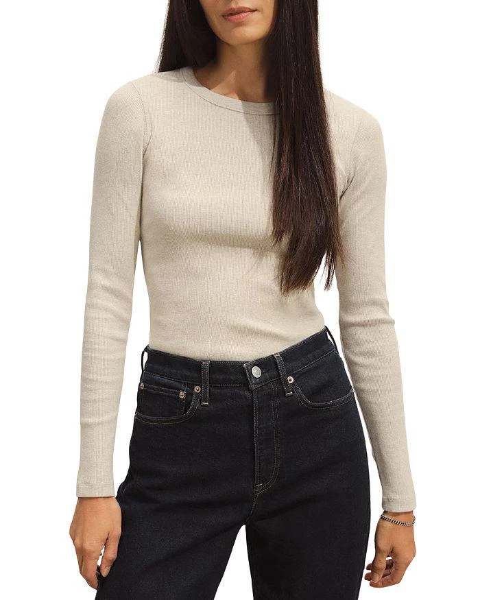 Buck Mason Surplus Rib Long Sleeved Crewneck Tee 5