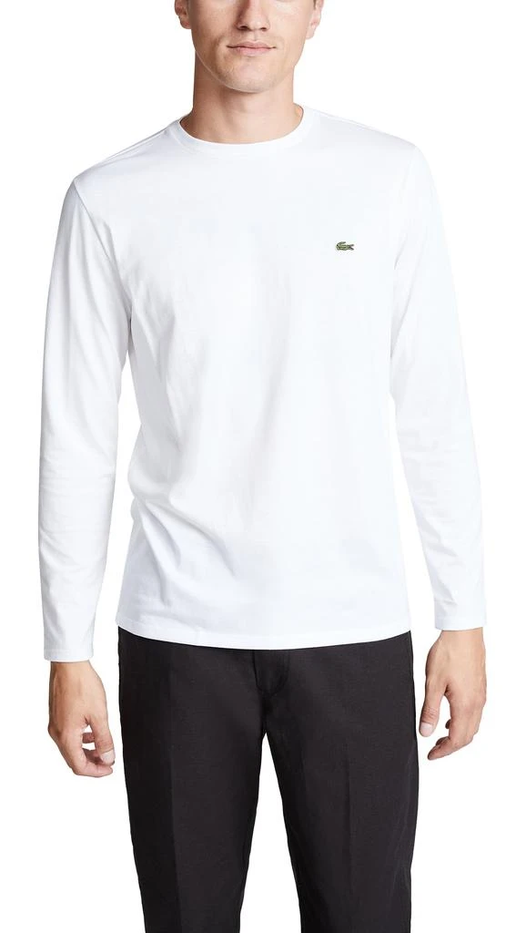 Lacoste Crew Neck Pima Cotton Jersey Long Sleeve T-Shirt 7