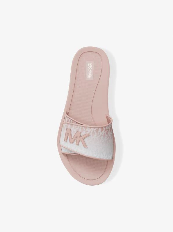 Michael Kors Palmer Ombré Signature Logo Slide Sandal 5