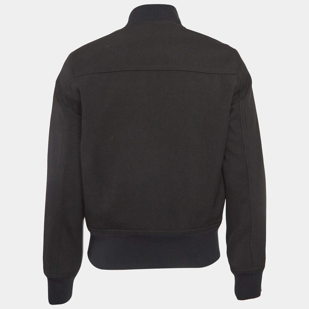 ZADIG & VOLTAIRE Zadig & Voltaire Black Drill Zip-Up Bradley Bomber Jacket S 2