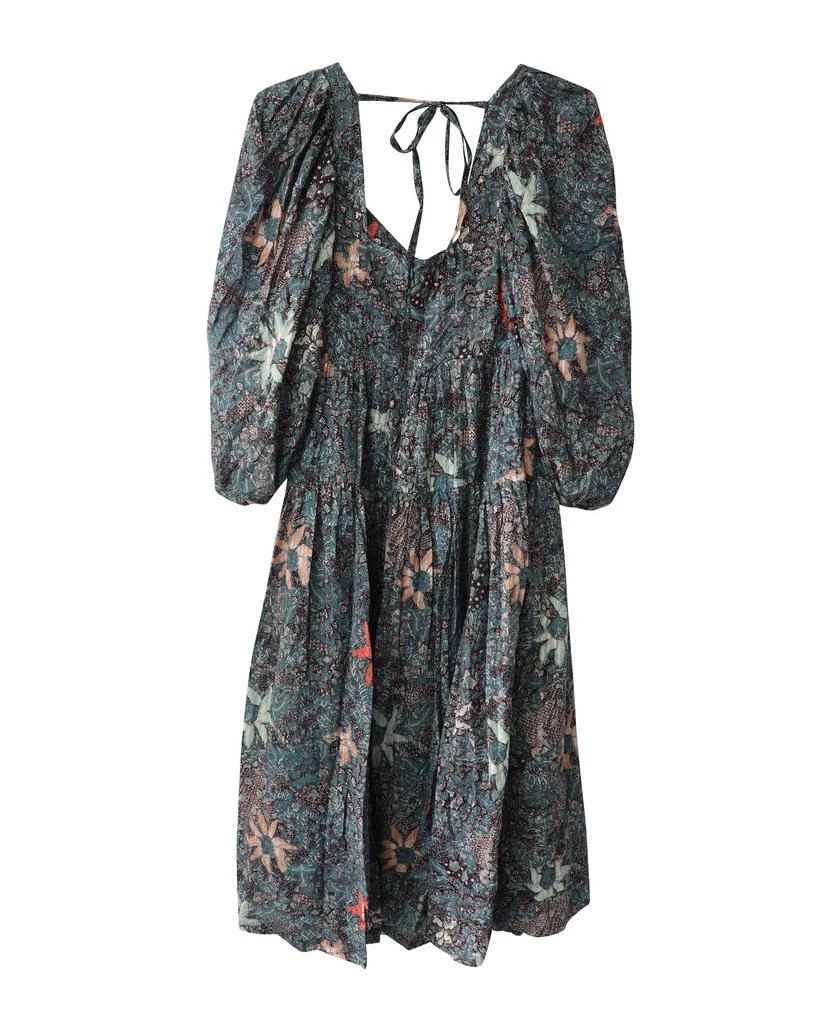 Ulla Johnson Kemala Floral Print Midi Dress in Multicolor Cotton 5