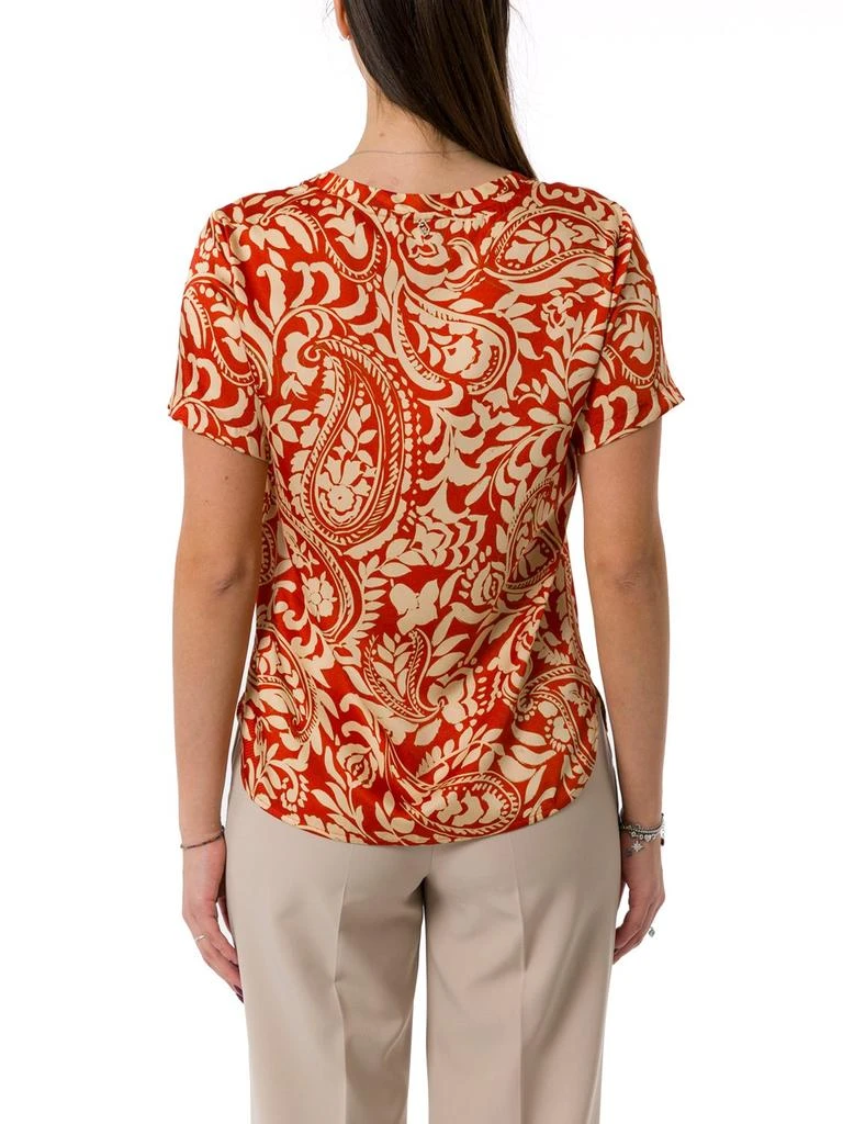 LIU •JO Liu Jo Paisley-Printed Round-Neck T-Shirt 2