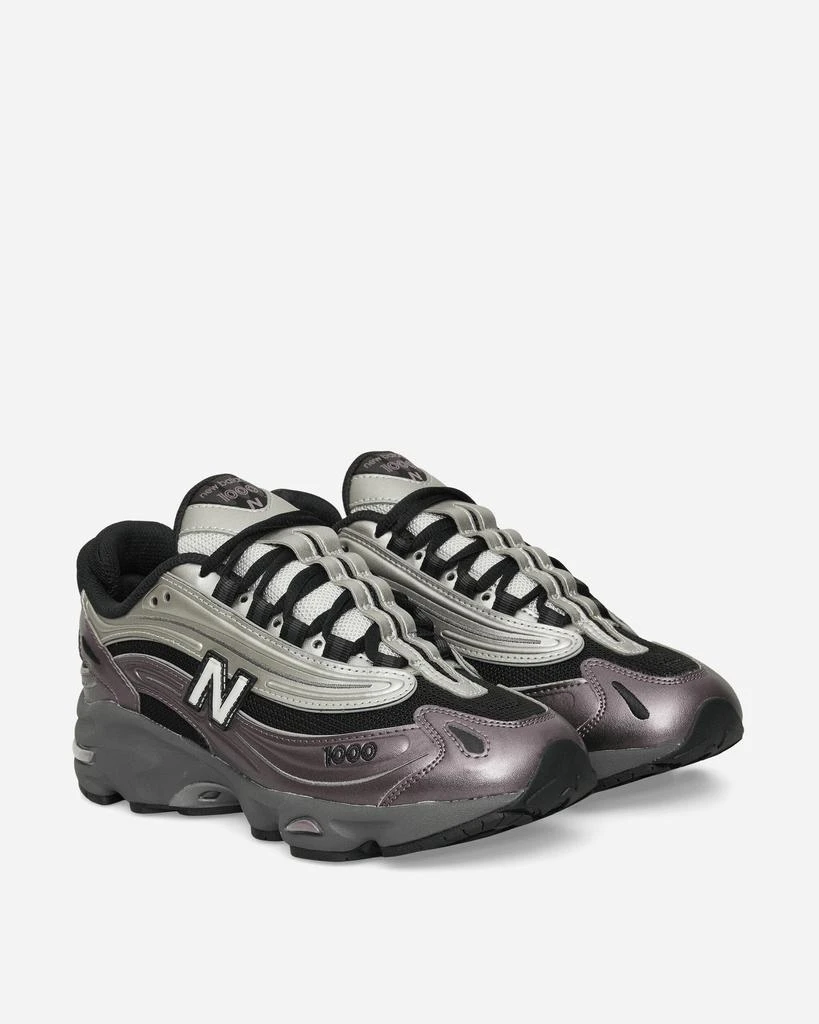 New Balance 1000 Sneakers Dark Ice Wine / Silver Metallic 2