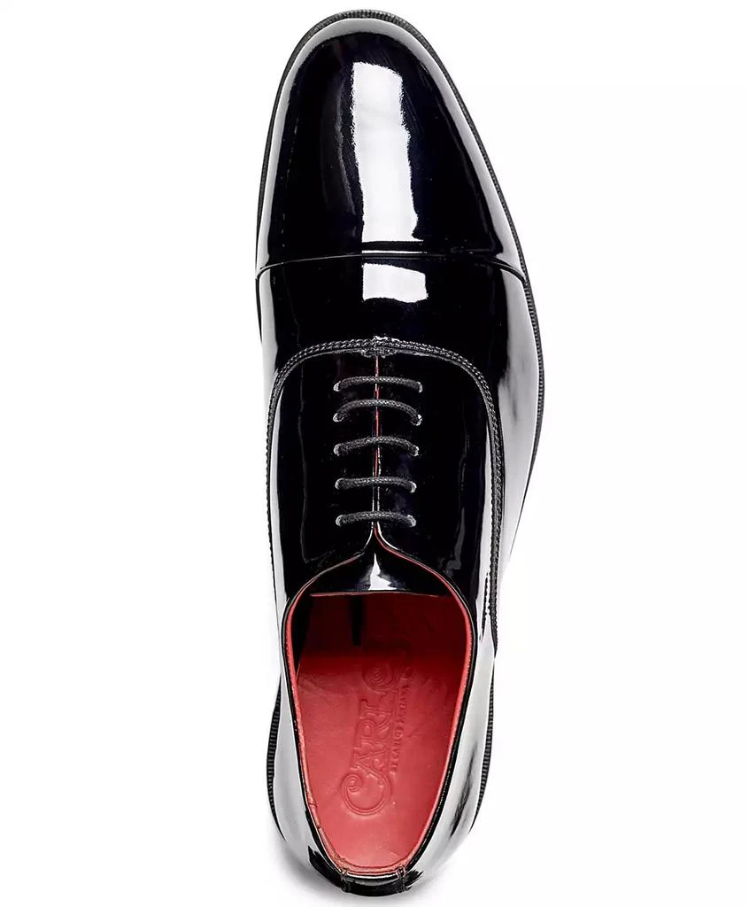 CARLOS by Carlos Santana Men's Tuxedo Cap-Toe Oxford Patent Leather Dress Shoe 7