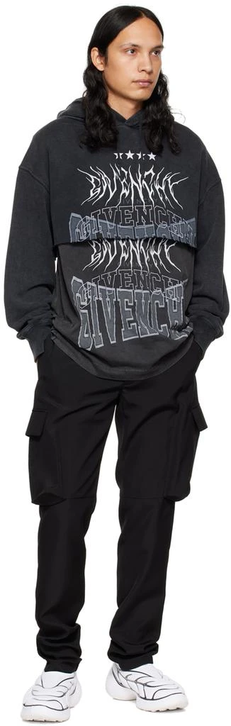 Givenchy Black Slim-Fit Cargo Pants 4