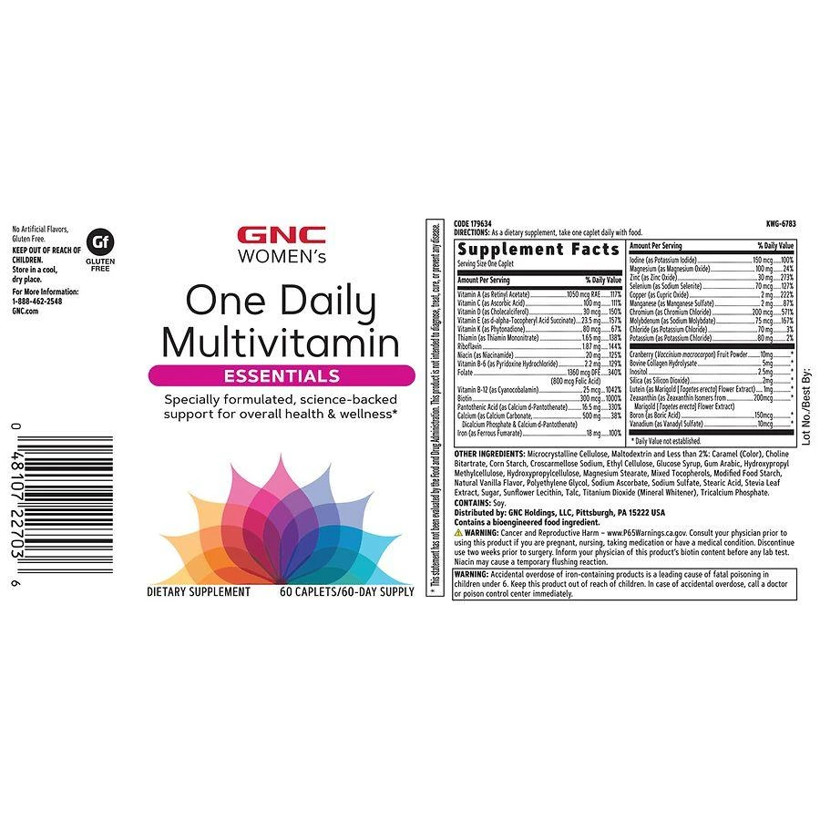 GNC Women's One Daily Multivitamin 2