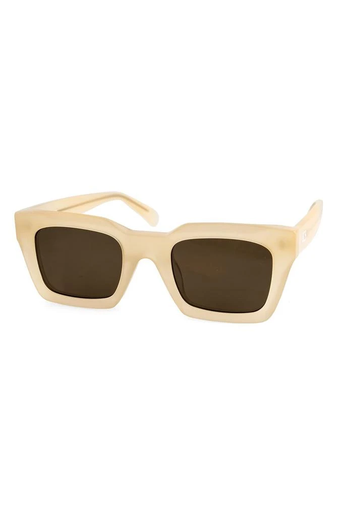 AQS Harper 55mm Polarized Square Sunglasses 2