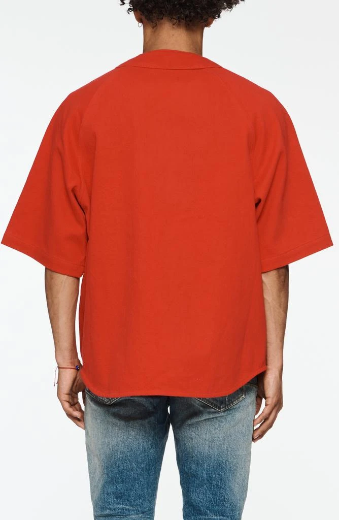 Purple Brand Logo Cotton Baseball Shirt 2
