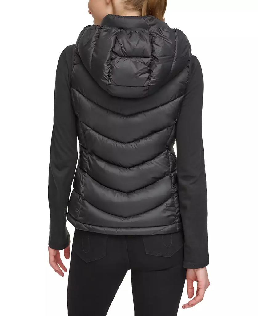 Charter Club Women's Packable Hooded Puffer Vest, Created for Macy's