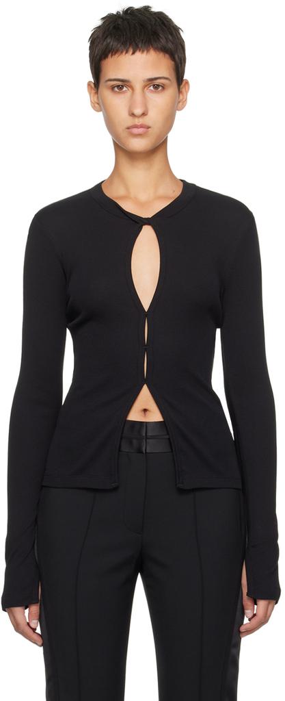 helmut lang off the shoulder top