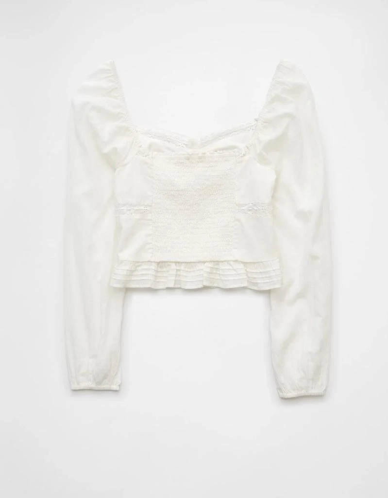 AE AE Long-Sleeve Cinched Blouse 4