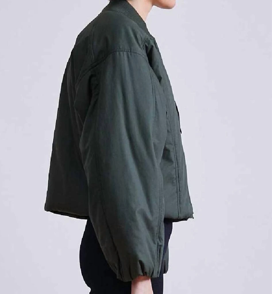 Apiece Apart Esteria Bomber Jacket In Loden Green 2