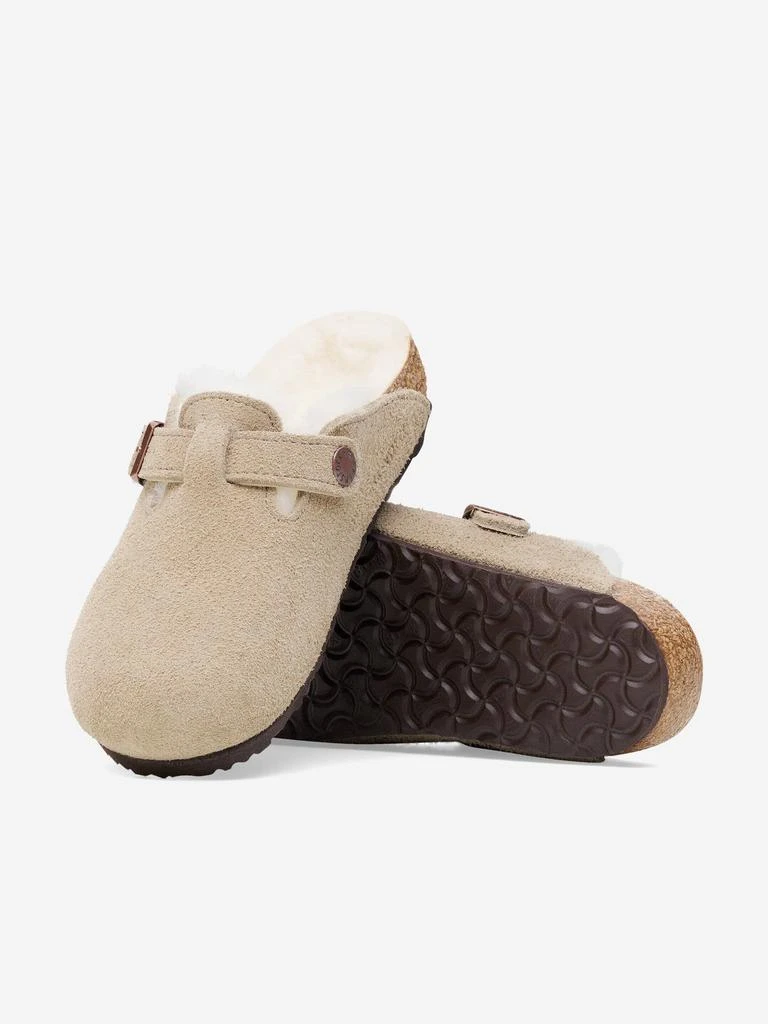 Birkenstock BIRKENSTOCK Kids Boston Shearling Clogs in Beige 3