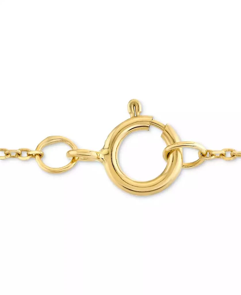 Macy
s Diamond Heart 18" Pendant Necklace (1/4 ct. t.w.) in 14k Two-Tone Gold 5