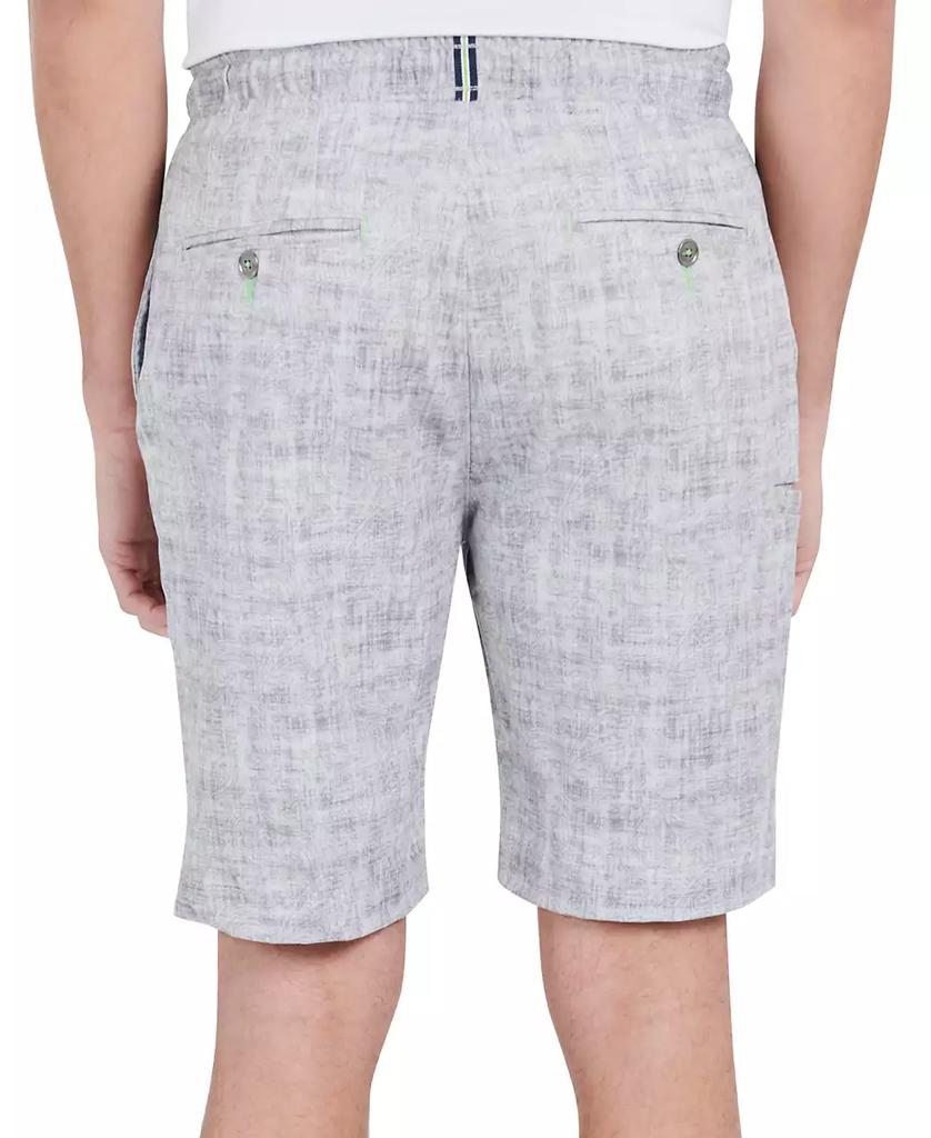 Society of Threads Men's Slim Fit Paisley-Print Drawstring Shorts