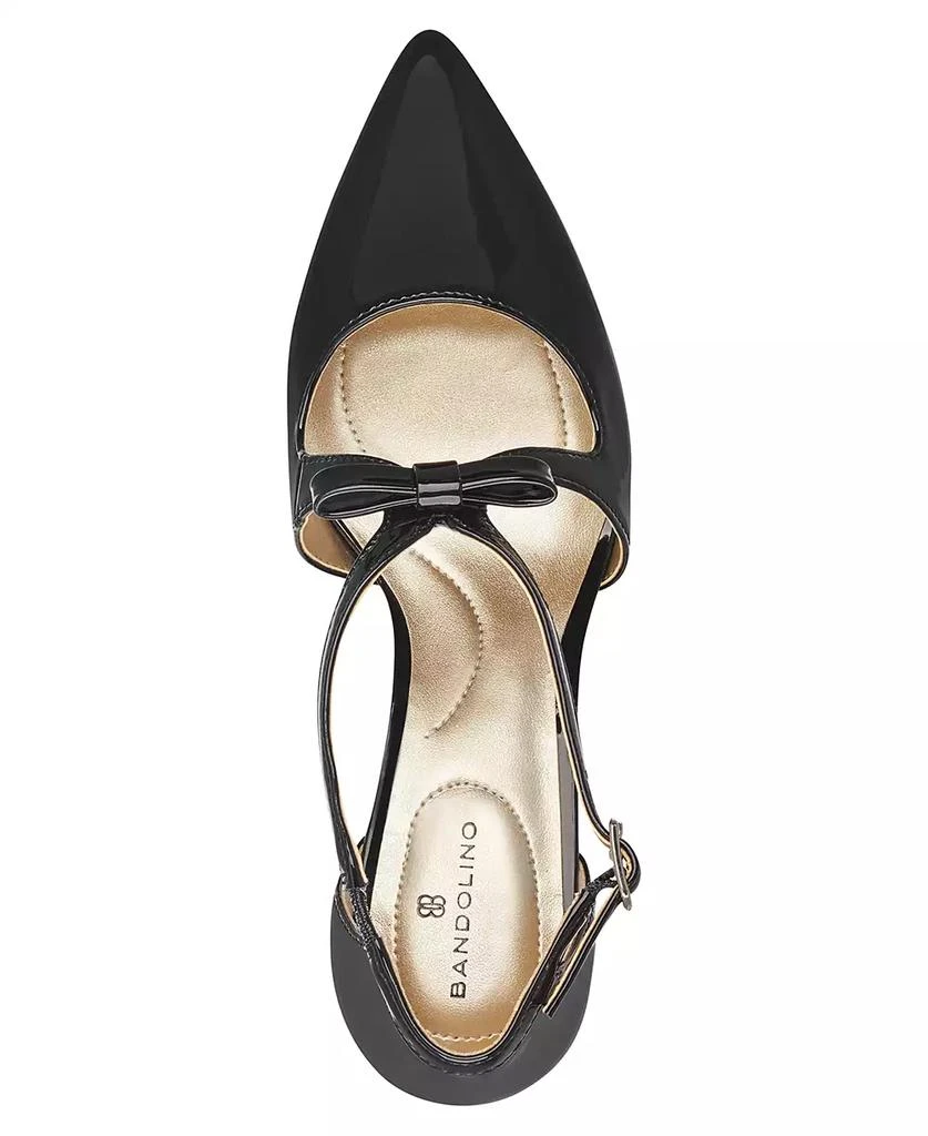Bandolino Women's Zeffer Strappy Bow Stiletto Heel Pumps 4