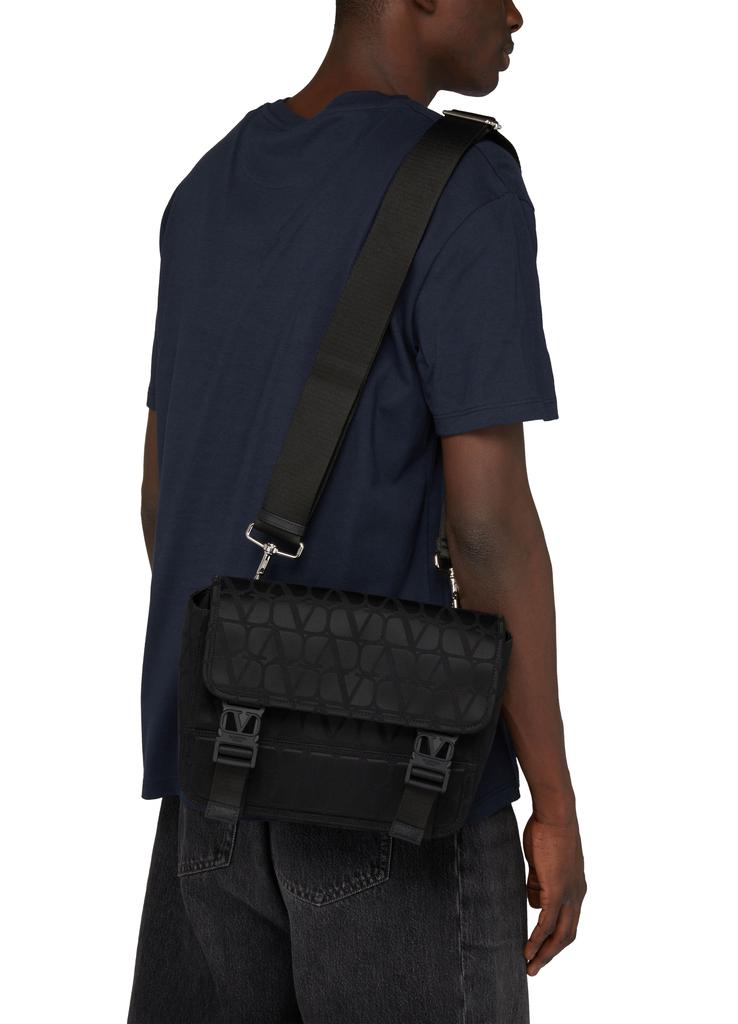 ショルダーバッグ VALENTINO GARAVANI Iconographe jacquard fabric shoulder bag Valentino Iconographe jacquard fabric shoulder bag