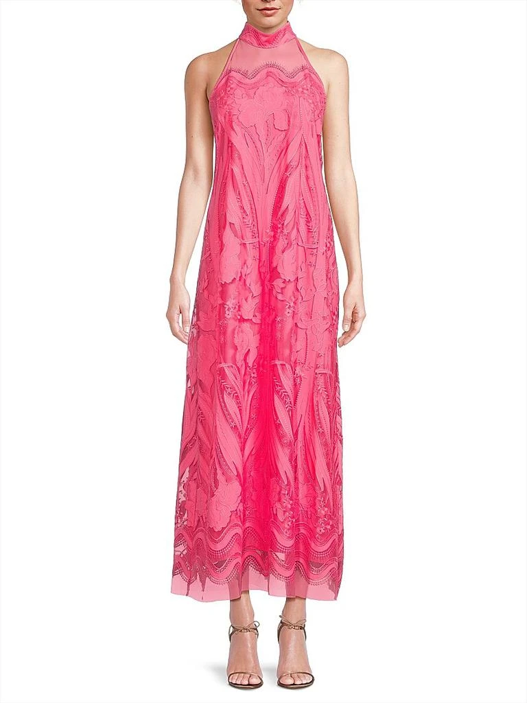 knee length dresses for ladies Camila Black Satin and Lace Maxi Dress (Archive Sale)