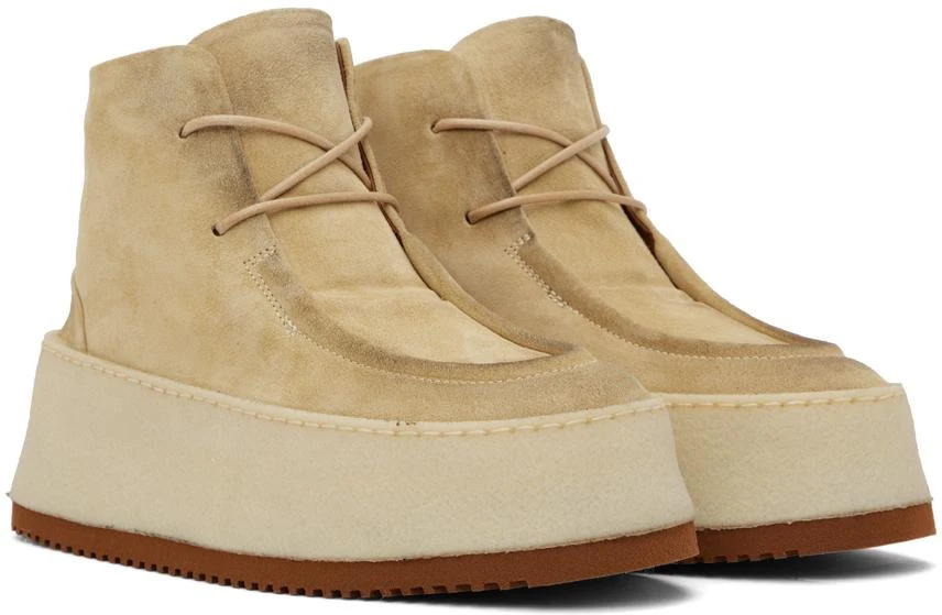 Marsèll Beige Parapana Ankle Boots 4