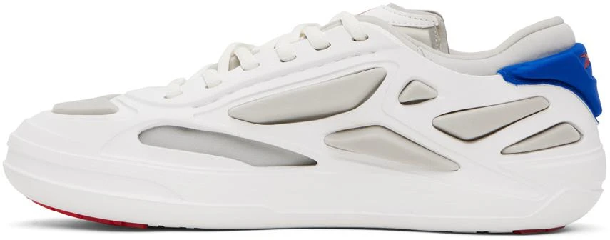 Reebok White & Blue Club C FWD Sneakers 3