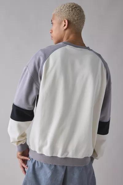 iets frans iets frans... Paneled Crew Neck Sweatshirt