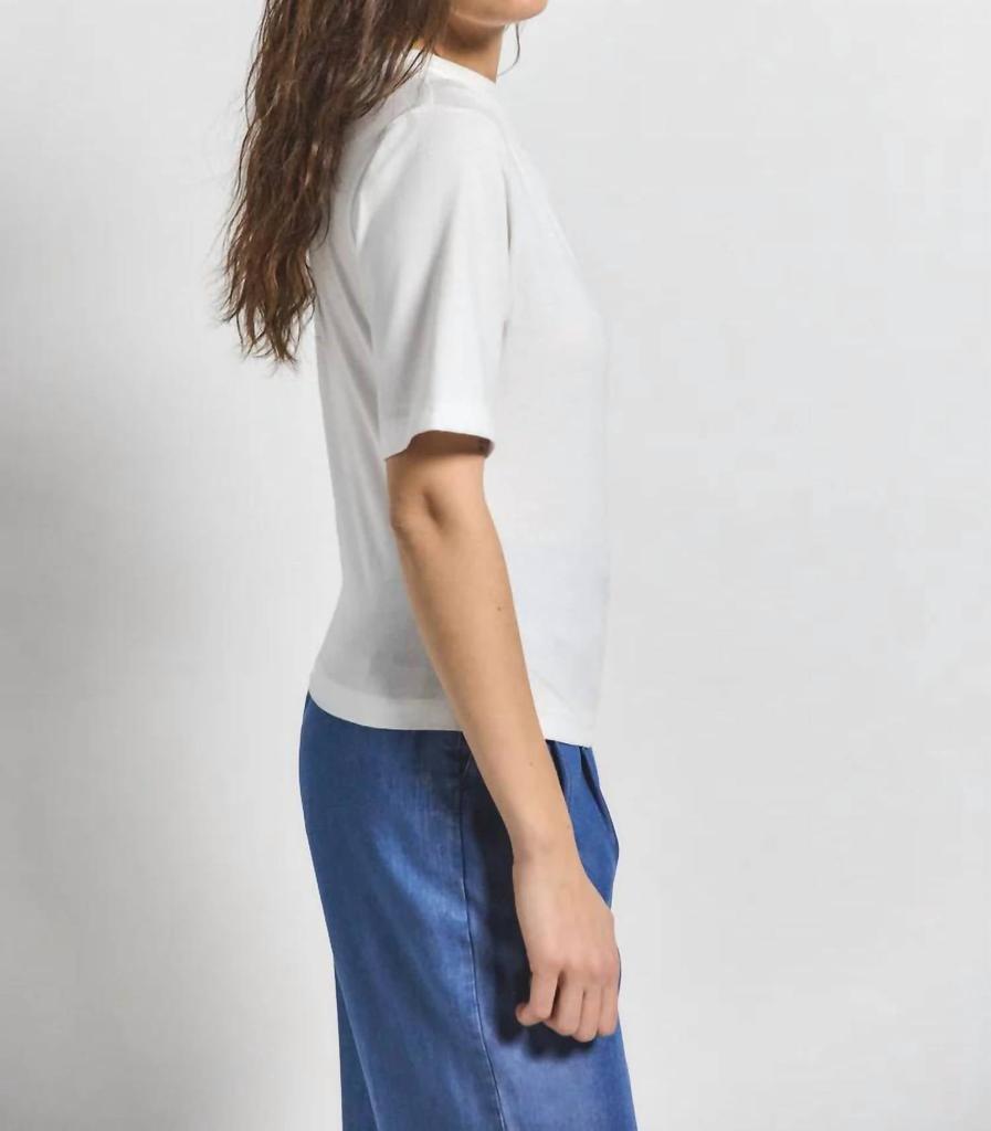 Derek Lam Derek Lam 10 Crosby - Frederic Ruched Short Sleeve Tee