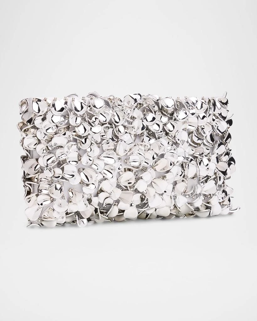 SIMKHAI Reese Metallic Beaded Clutch Bag 3