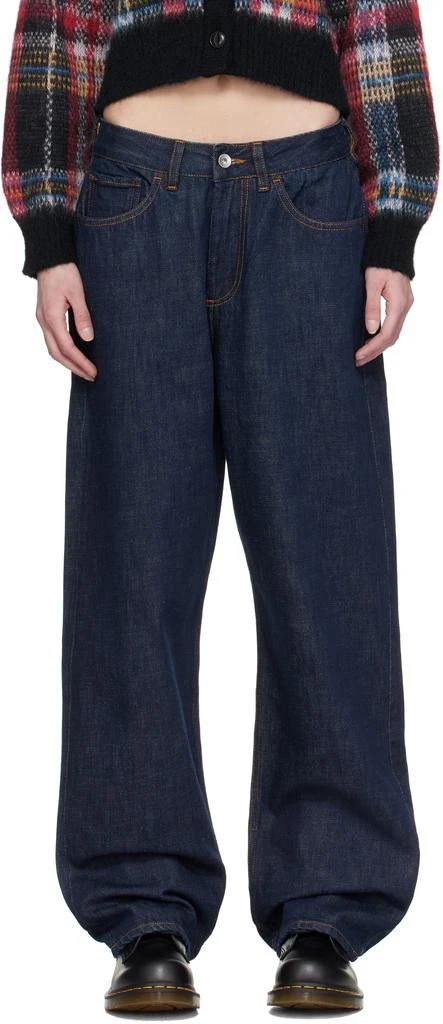 YMC YOU MUST CREATE Indigo Earth Silver Jeans 1