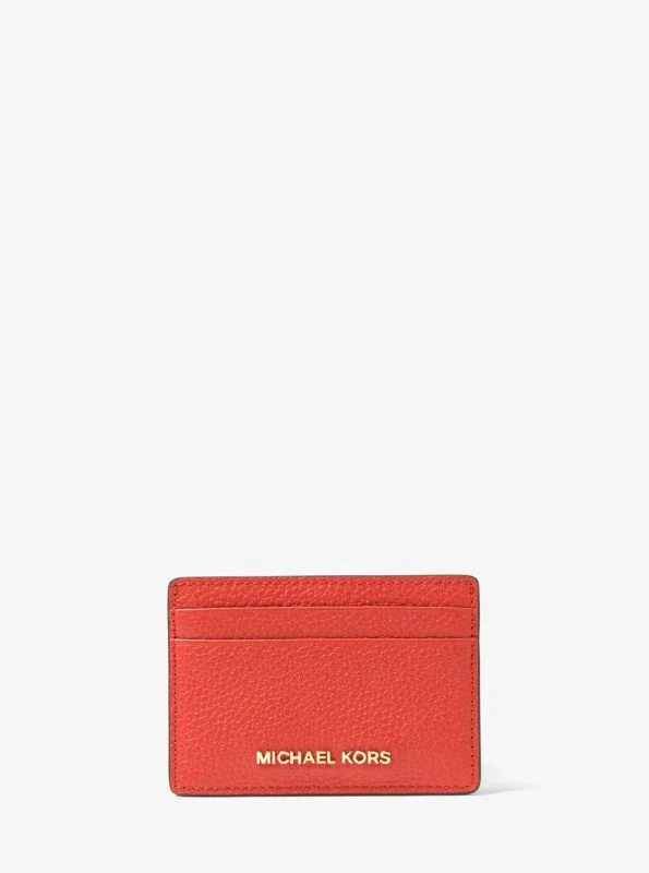 michael_kors Pebbled Leather Card Case 1