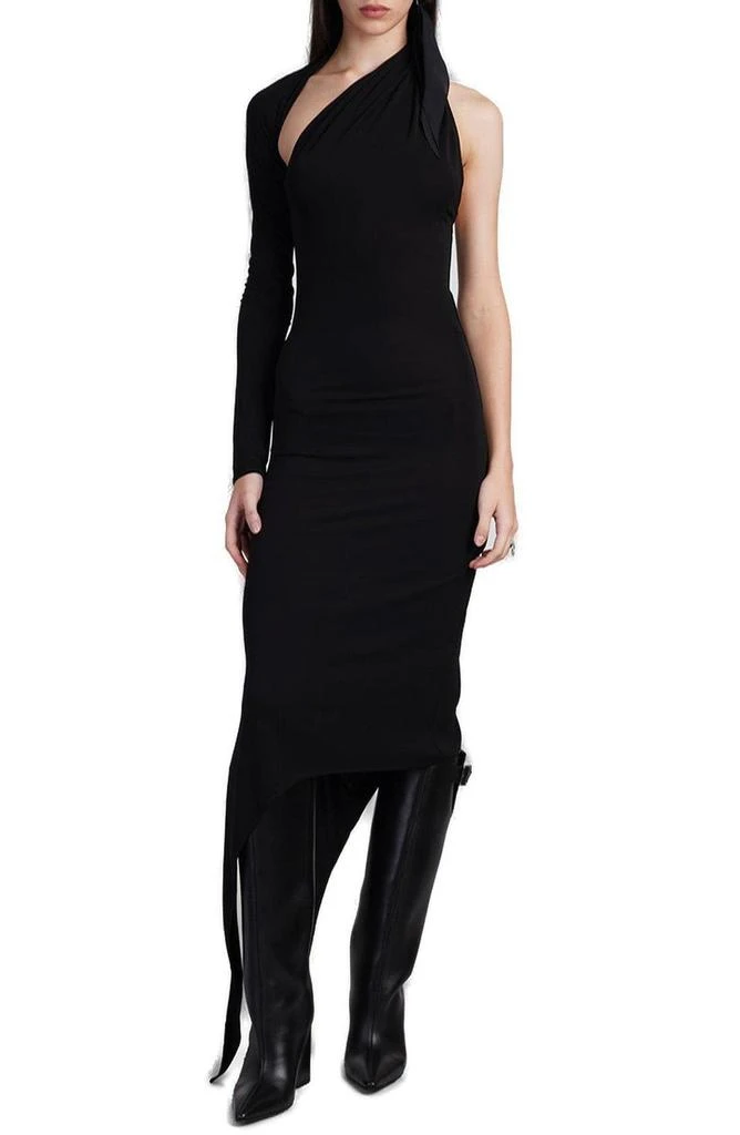 Courrèges Long Slash Crepe Dress 1