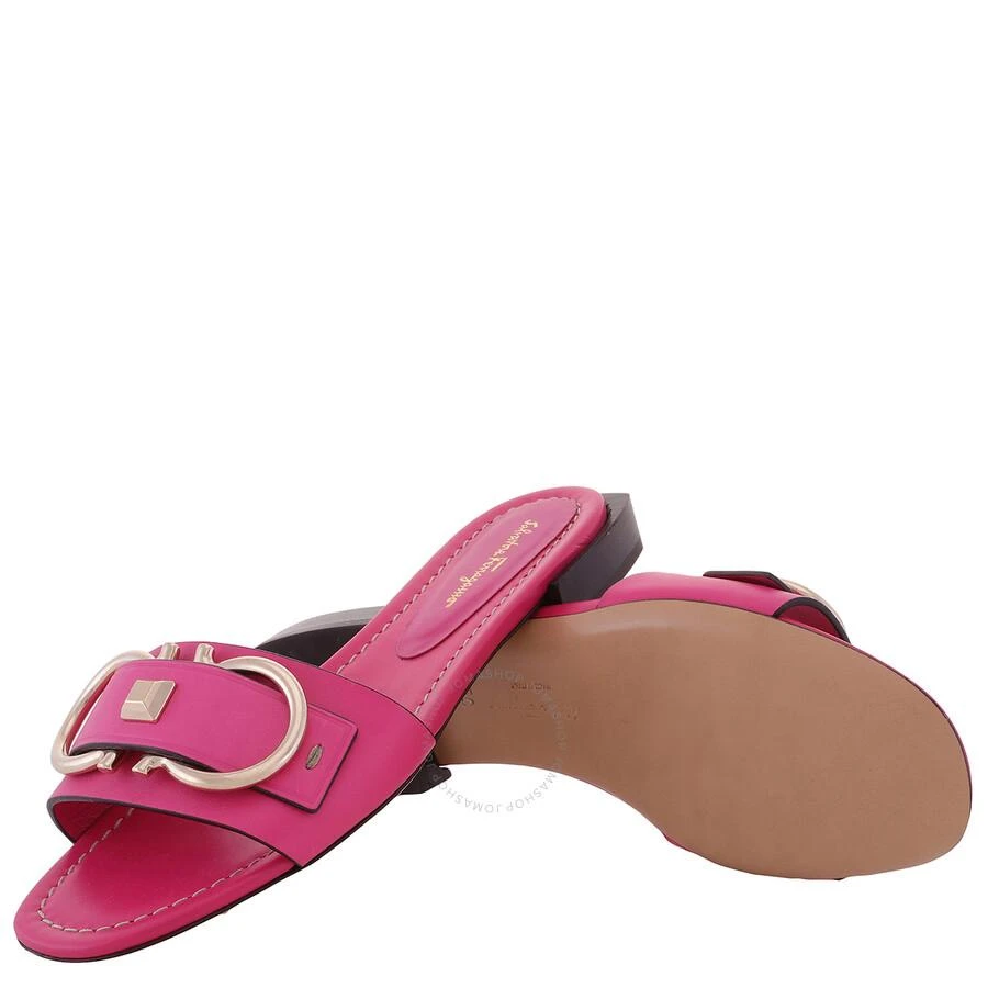 Salvatore Ferragamo Caicos Leather Slides 2