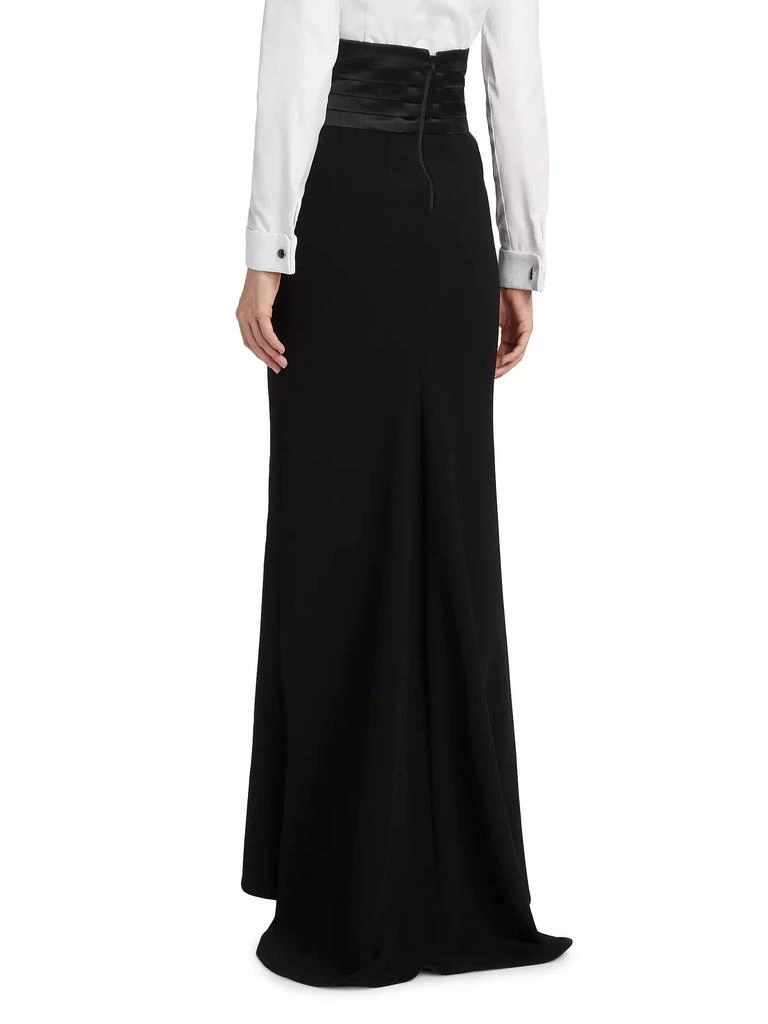 Sergio Hudson Cumberbund Evening Maxi Skirt 5
