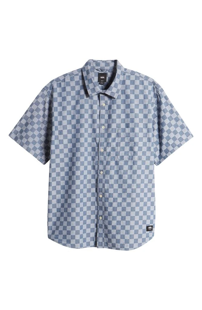 Vans Wade Checkerboard Short Sleeve Button-Up Shirt 6