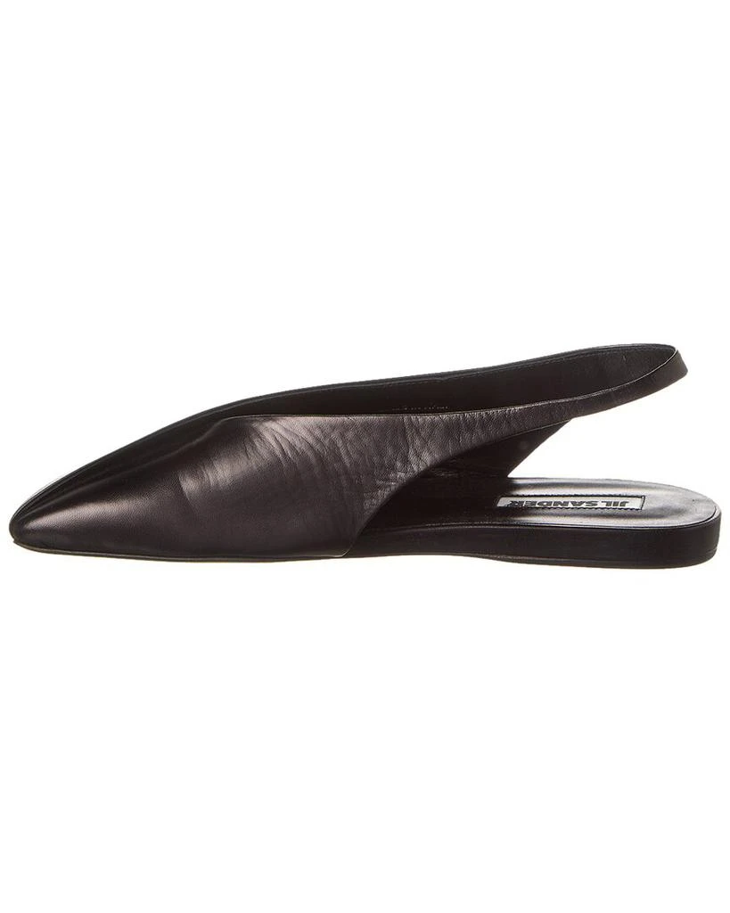 Jil Sander Leather Slingback Ballerina Flat 2