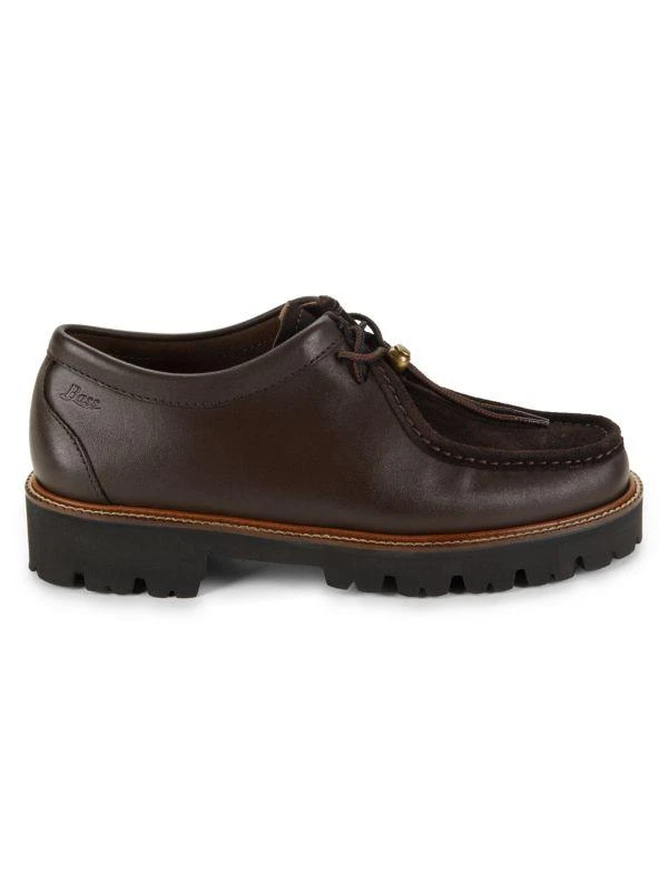 G.H. Bass brown leather and suede loafers Brown Suede Loafers | G.H.BASS EST.1876 - Antonia main image 3