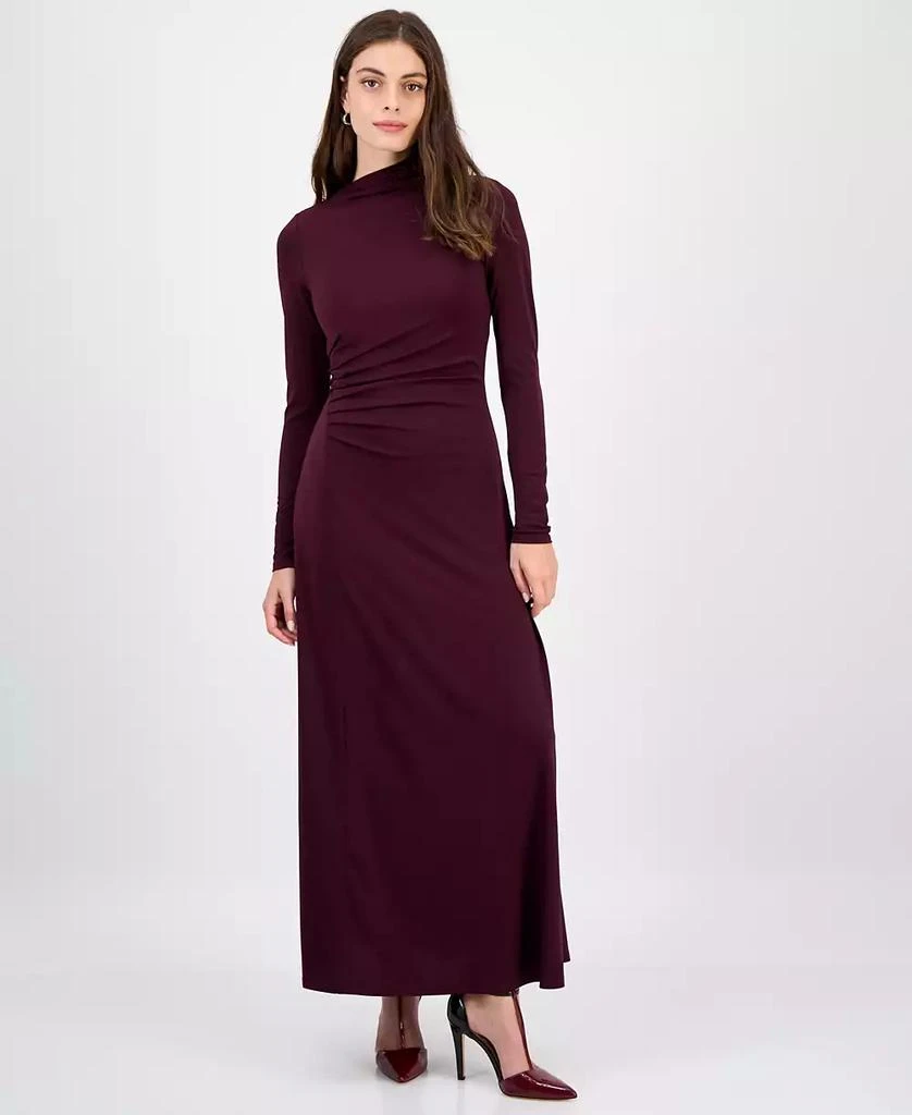 long green satin dress Gina Maxi Dress - Satin Bustier Long Dress main image 0