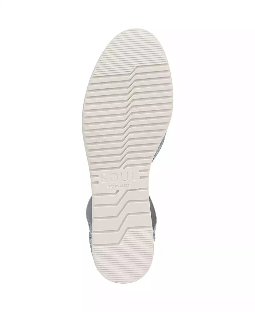 Soul Naturalizer Women's Intro Round Toe Slip On Low Wedge Flats 5